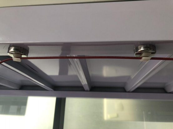 分布式光纖感溫火災(zāi)探測(cè)器貨架敷設(shè)磁鐵夾具安裝方案